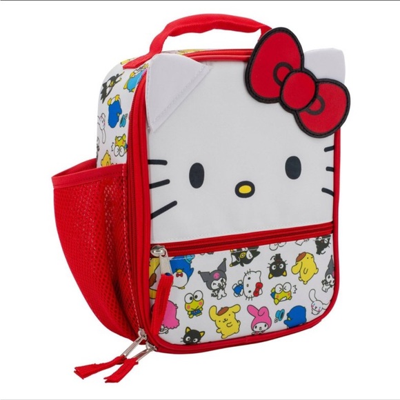 Hello Kitty Kids Lunch Bag - Red and White - Picture 2 of 5